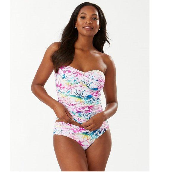 Tommy Bahama | Swim | Tommy Bahama Rainbow Fronds Twist Bandini Swim Top Sz  M | Poshmark